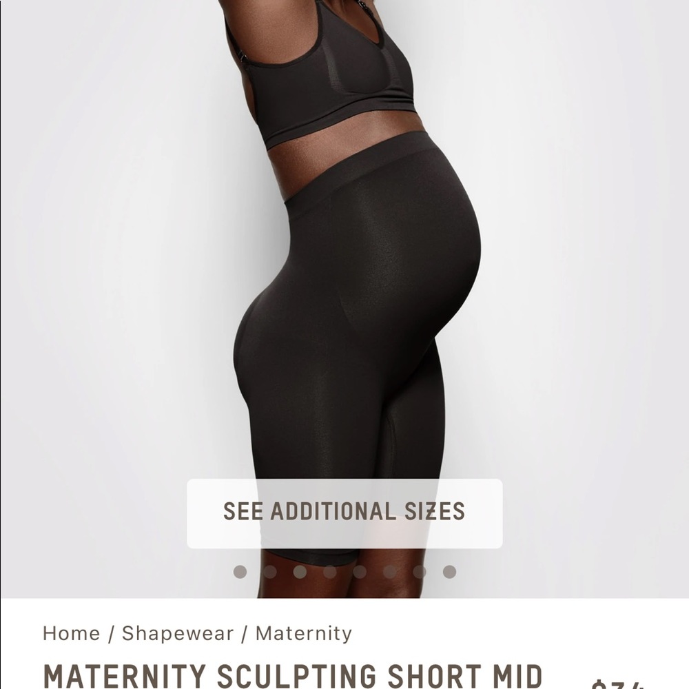 Skims MATERNITY SCULPTING SHORT MID THIGH